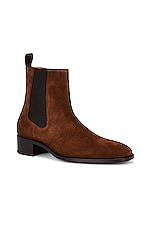 TOM FORD Ankle Boot in Burnt, view 2, click to view large image.