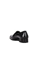 TOM FORD Patent Loafer in Black, view 3, click to view large image.