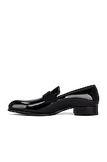 TOM FORD Patent Loafer in Black, view 5, click to view large image.