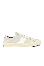 TOM FORD Low Top Cambridge Sneakers in Marmo, view 1, click to view large image.