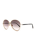 TOM FORD Rio Sunglasses in Shiny Rose Gold, view 2, click to view large image.