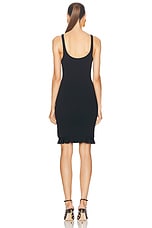 TOM FORD Tank Top Dress in Black, view 3, click to view large image.