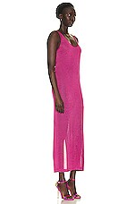 TOM FORD Slinky Tank Top Dress in Fuxia, view 2, click to view large image.