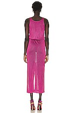 TOM FORD Slinky Tank Top Dress in Fuxia, view 3, click to view large image.