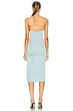 TOM FORD Below the Knee Dress in Pale Blue, view 3, click to view large image.