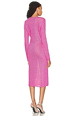 TOM FORD Below the Knee Dress in Carmine Rose, view 4, click to view large image.