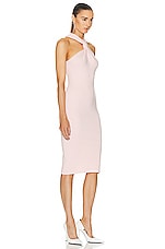 TOM FORD Halterneck Twisted Dress in Vintage Rose, view 2, click to view large image.