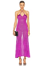 TOM FORD Slinky Halterneck Dress in Fuxia, view 1, click to view large image.