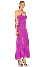 TOM FORD Slinky Halterneck Dress in Fuxia, view 2, click to view large image.