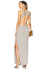TOM FORD Scoop Neck Dress in Dark Silver, view 1, click to view large image.