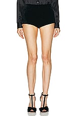 TOM FORD Velvet Short in Black, view 1, click to view large image.