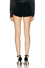 TOM FORD Velvet Short in Black, view 3, click to view large image.
