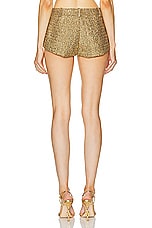 TOM FORD Tweed Short in Antique Gold, view 3, click to view large image.