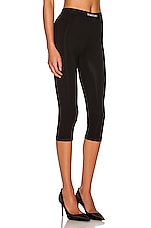 TOM FORD Signature Cropped Yoga Pant in Black, view 2, click to view large image.