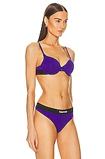TOM FORD Padded Signature Bra in Cobalt Purple, view 2, click to view large image.