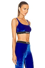 TOM FORD Signature Bralette in Yves Blue, view 2, click to view large image.