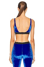 TOM FORD Signature Bralette in Yves Blue, view 3, click to view large image.