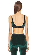 TOM FORD Signature Bralette in Racing Green, view 3, click to view large image.
