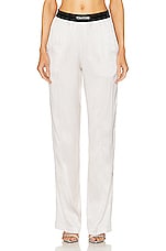 TOM FORD Silk Pj Pant in Platinum, view 1, click to view large image.