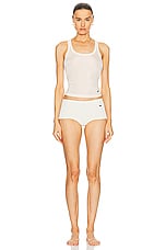 TOM FORD Jersey Knicker in Off White, view 5, click to view large image.