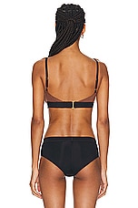 TOM FORD Modal Signature Bra in Cocoa Brown, view 3, click to view large image.