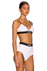 TOM FORD Signature Bra in White, view 2, click to view large image.