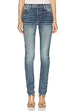 TOM FORD Stone Washed Skinny in Light Mid Blue, view 1, click to view large image.