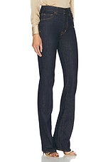 TOM FORD Flare Leg in Indigo, view 2, click to view large image.