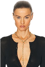 TOM FORD Lariat Moon Necklace in Vintage Gold, view 2, click to view large image.