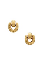 TOM FORD Cosmo Earrings in Vintage Gold, view 1, click to view large image.
