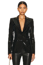 TOM FORD Sequins Evening Jacket in Black, view 1, click to view large image.