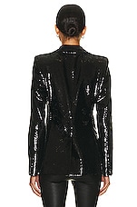 TOM FORD Sequins Evening Jacket in Black, view 3, click to view large image.