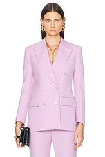 TOM FORD Double Breasted Jacket in Crocus Petal, view 2, click to view large image.