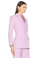 TOM FORD Double Breasted Jacket in Crocus Petal, view 3, click to view large image.