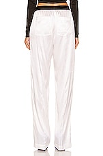 TOM FORD Satin Pant in White, view 3, click to view large image.
