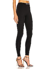 TOM FORD Logo Waist Legging in Black, view 2, click to view large image.