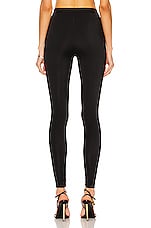 TOM FORD Logo Waist Legging in Black, view 3, click to view large image.