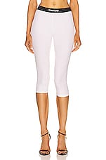 TOM FORD Signature Yoga Pant in White, view 1, click to view large image.