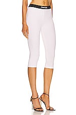 TOM FORD Signature Yoga Pant in White, view 2, click to view large image.