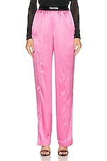 TOM FORD Satin Pant in Rose Bloom, view 1, click to view large image.