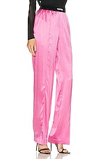 TOM FORD Satin Pant in Rose Bloom, view 2, click to view large image.