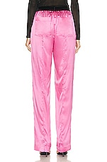 TOM FORD Satin Pant in Rose Bloom, view 3, click to view large image.