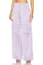 TOM FORD Cargo Pant in Light Violet, view 1, click to view large image.