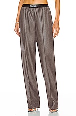 TOM FORD Cashmere Tailored PJ pant in Grey & White, view 1, click to view large image.