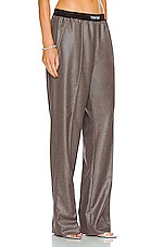 TOM FORD Cashmere Tailored PJ pant in Grey & White, view 2, click to view large image.