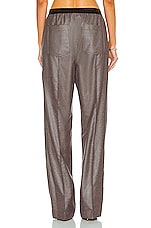 TOM FORD Cashmere Tailored PJ pant in Grey & White, view 3, click to view large image.