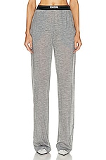 TOM FORD Light Cashmere Pj Pant in Grey Melange, view 1, click to view large image.
