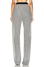 TOM FORD Light Cashmere Pj Pant in Grey Melange, view 3, click to view large image.