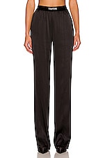 TOM FORD Satin Pant in Black, view 1, click to view large image.