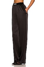 TOM FORD Satin Pant in Black, view 3, click to view large image.